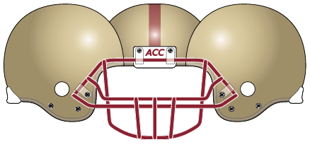 Boston College 2005 Gold Helmet