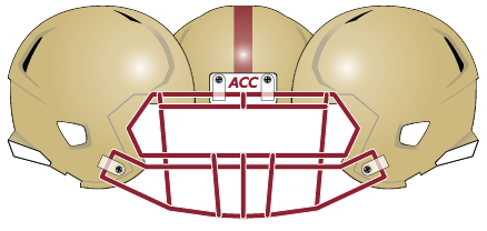 Boston College 2005 Gold Helmet