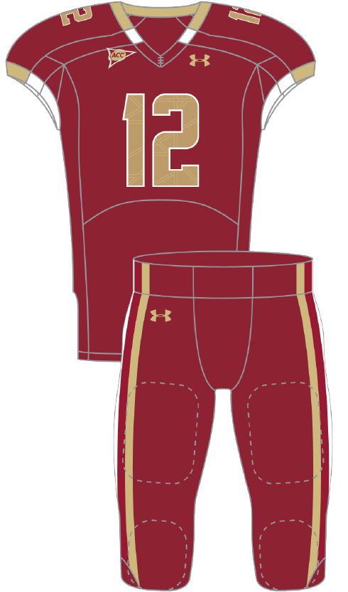 Boston College 2012 maroon