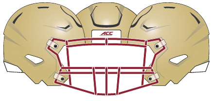 Boston College 2014 Gold Helmet