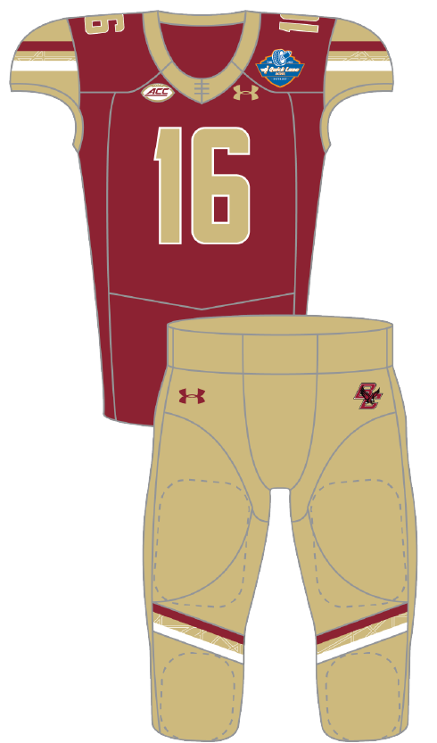 Boston College 2016 maroon