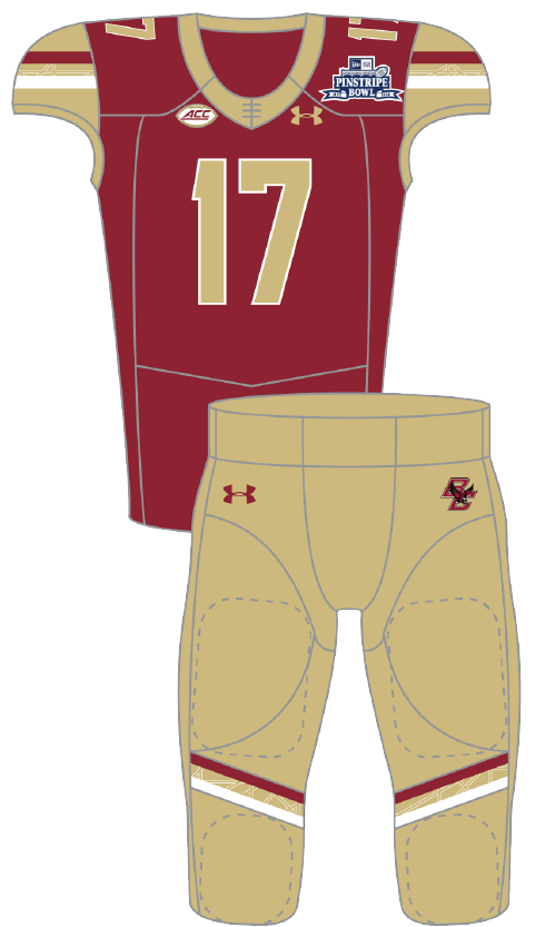 Boston College 2017 maroon