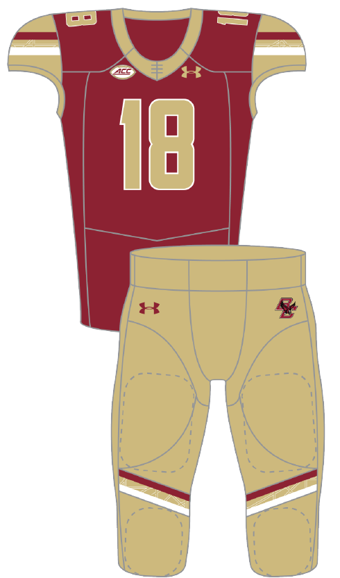 Boston College 2018 maroon