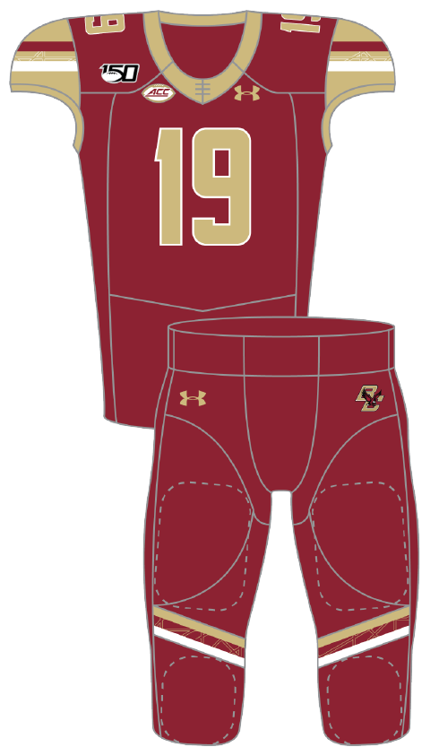 Boston College 2019 maroon