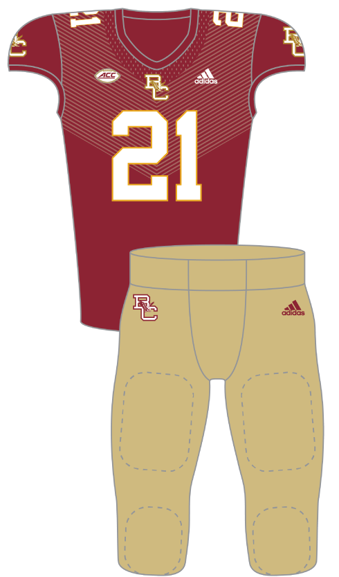 Boston College 2021 maroon