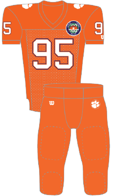 clemson 1995 orange