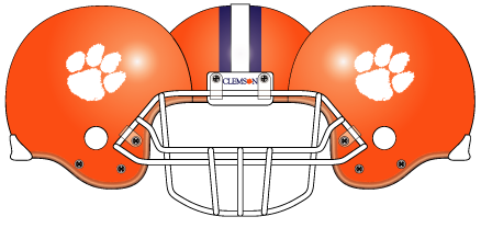 Clemson 1998 Orange Helmet