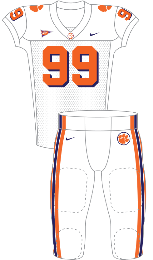 clemson 1999 White