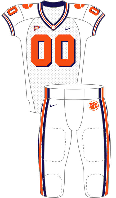 clemson 2000 White