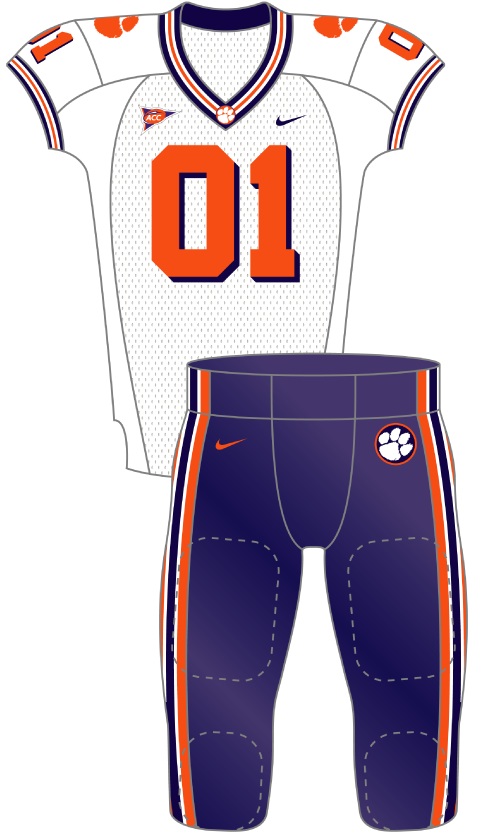 clemson 2001 White