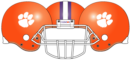 Clemson 2003 Orange Helmet