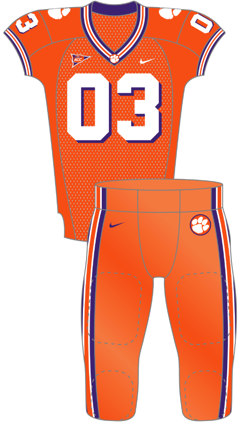 clemson 2003 orange