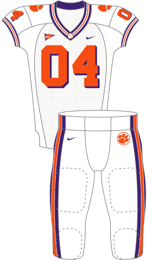 clemson 2004 White