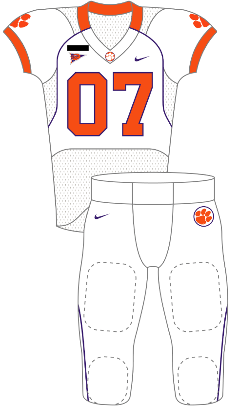 clemson 2007 White