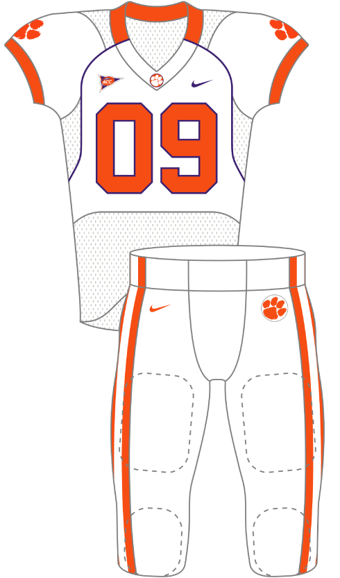 clemson 2009 White