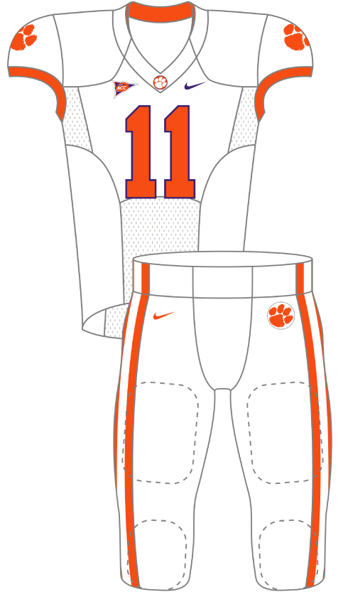 clemson 2011 White