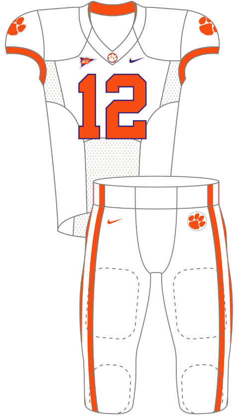 clemson 2012 White