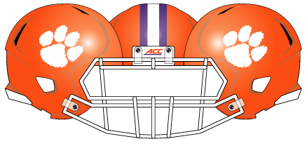 clemson 2014 Orange Helmet