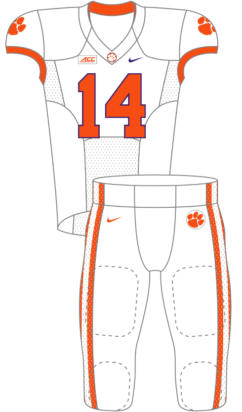 clemson 2014 White