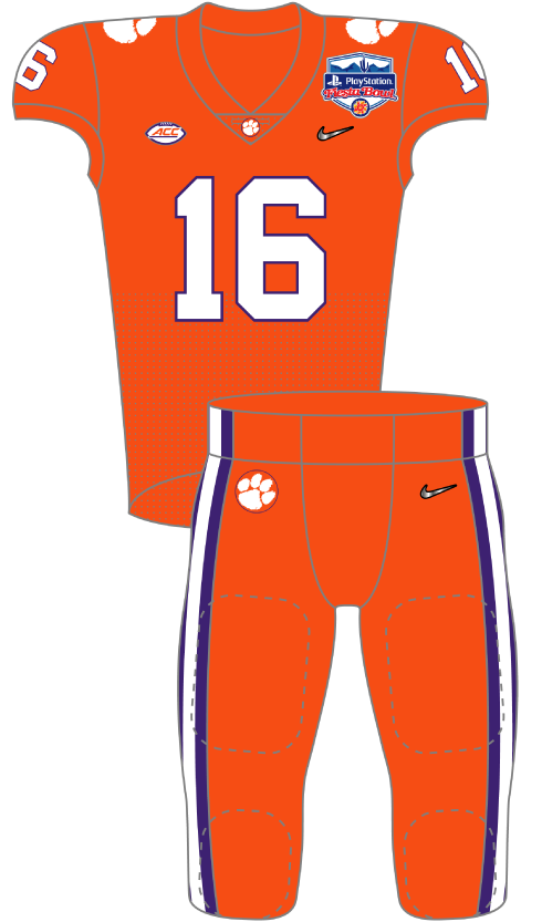 clemson 2016 Playoff Orange