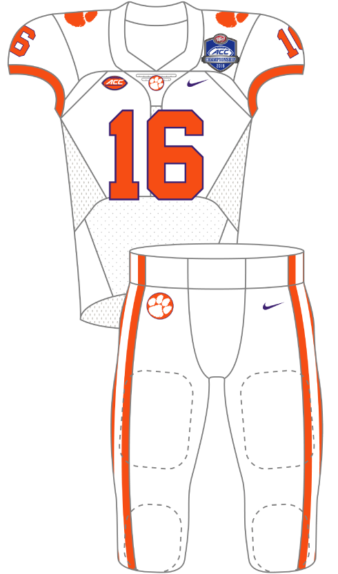 clemson 2016 White