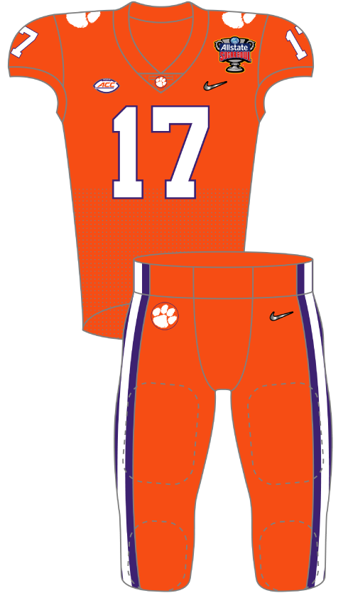 clemson 2017 Sugar Bowl