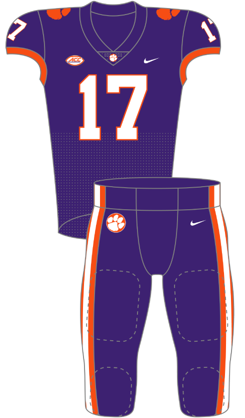 clemson 2017 Purple