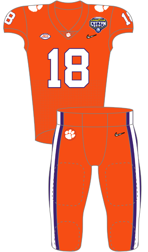 clemson 2018 Playoff Orange