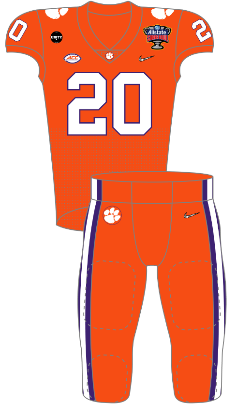 clemson 2020 Playoff Orange