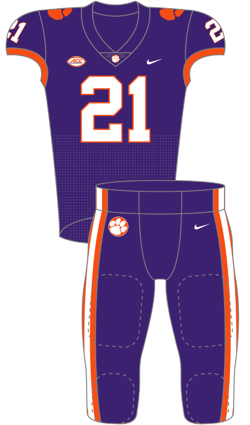 clemson 2021 Purple