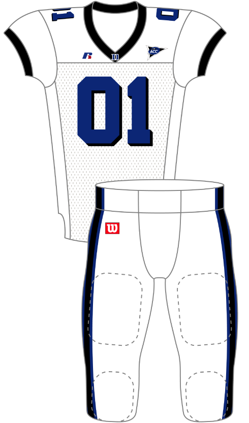 Duke 2001 White Uniform