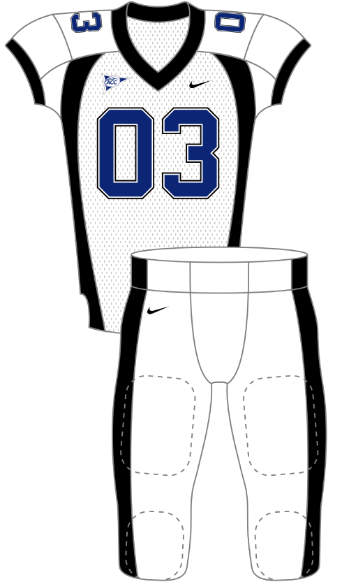 Duke 2003 White Uniform