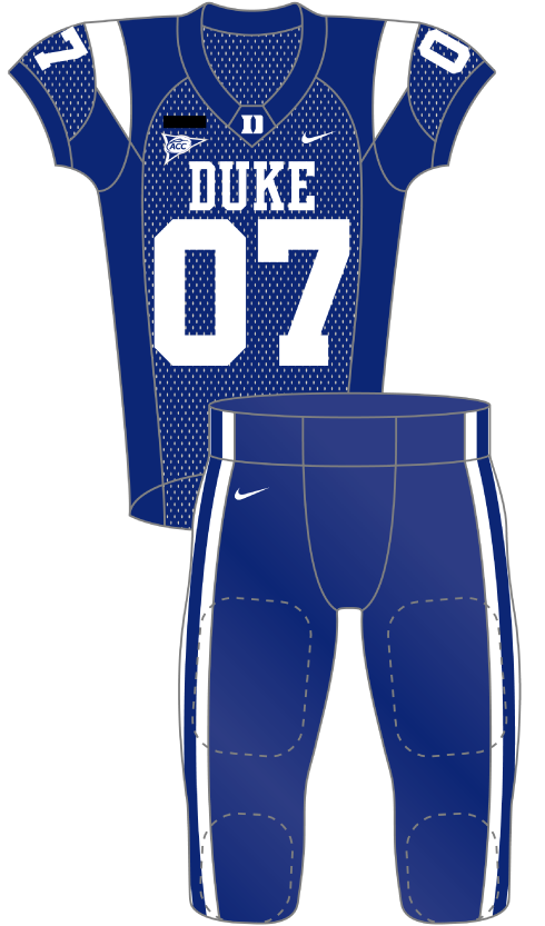 Duke 2007 Blue Uniform