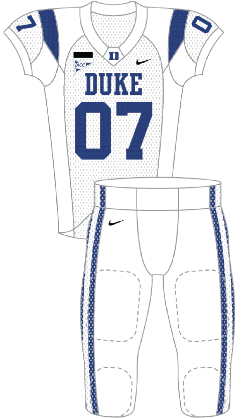 Duke 2007 White Uniform