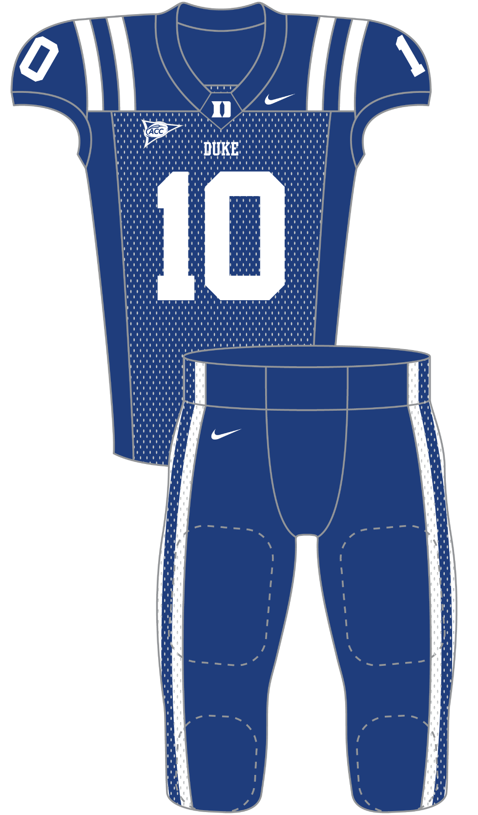 Duke 2010 Blue Uniform
