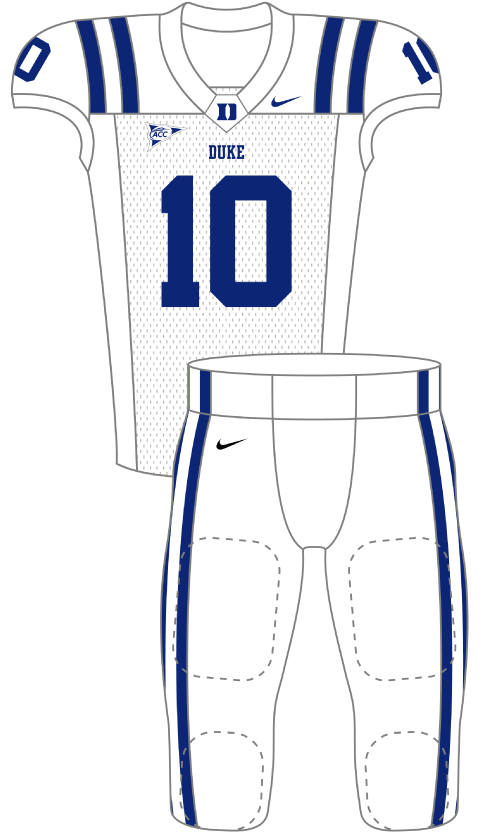 Duke 2010 White Uniform