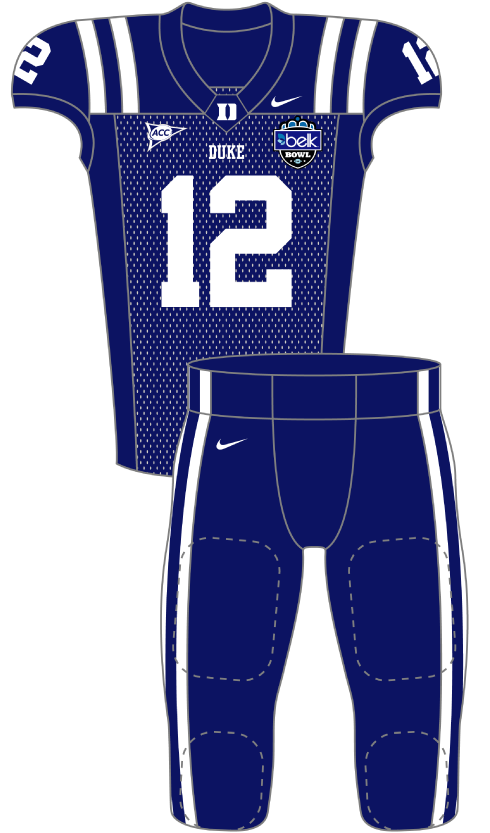 Duke 2012 Blue Uniform