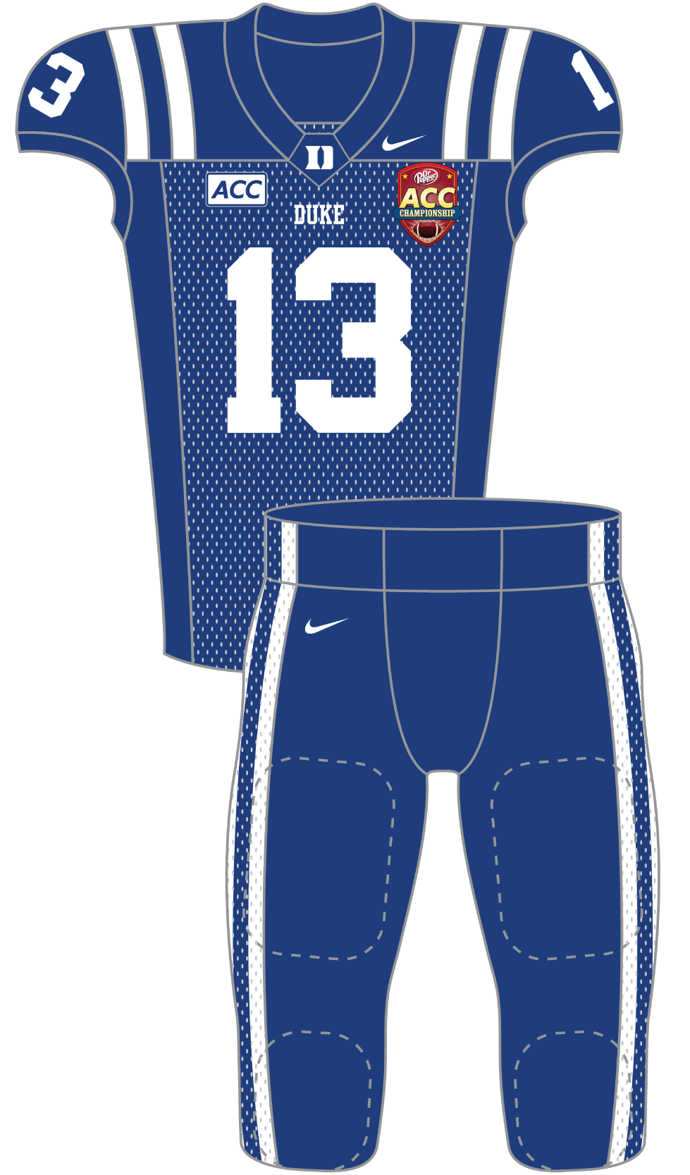 Duke 2013 Blue Uniform