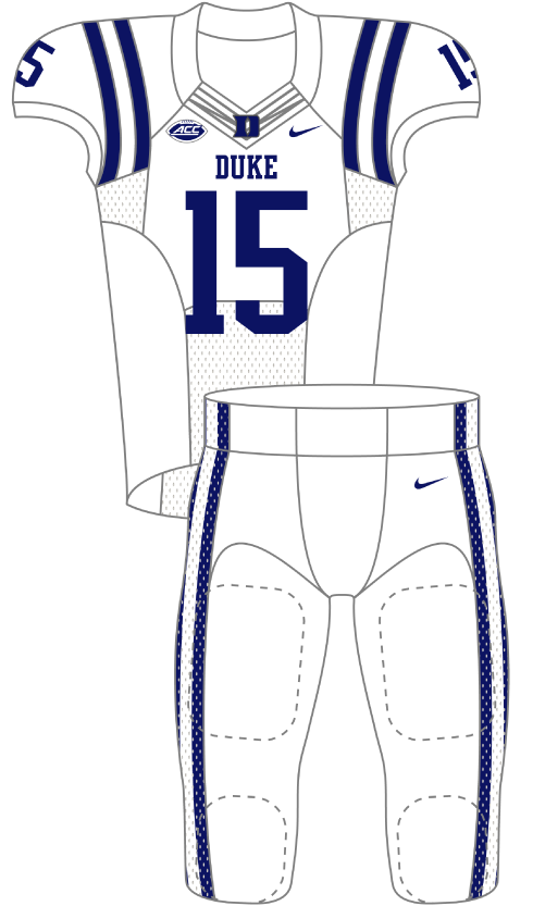 Duke 2015 White Uniform