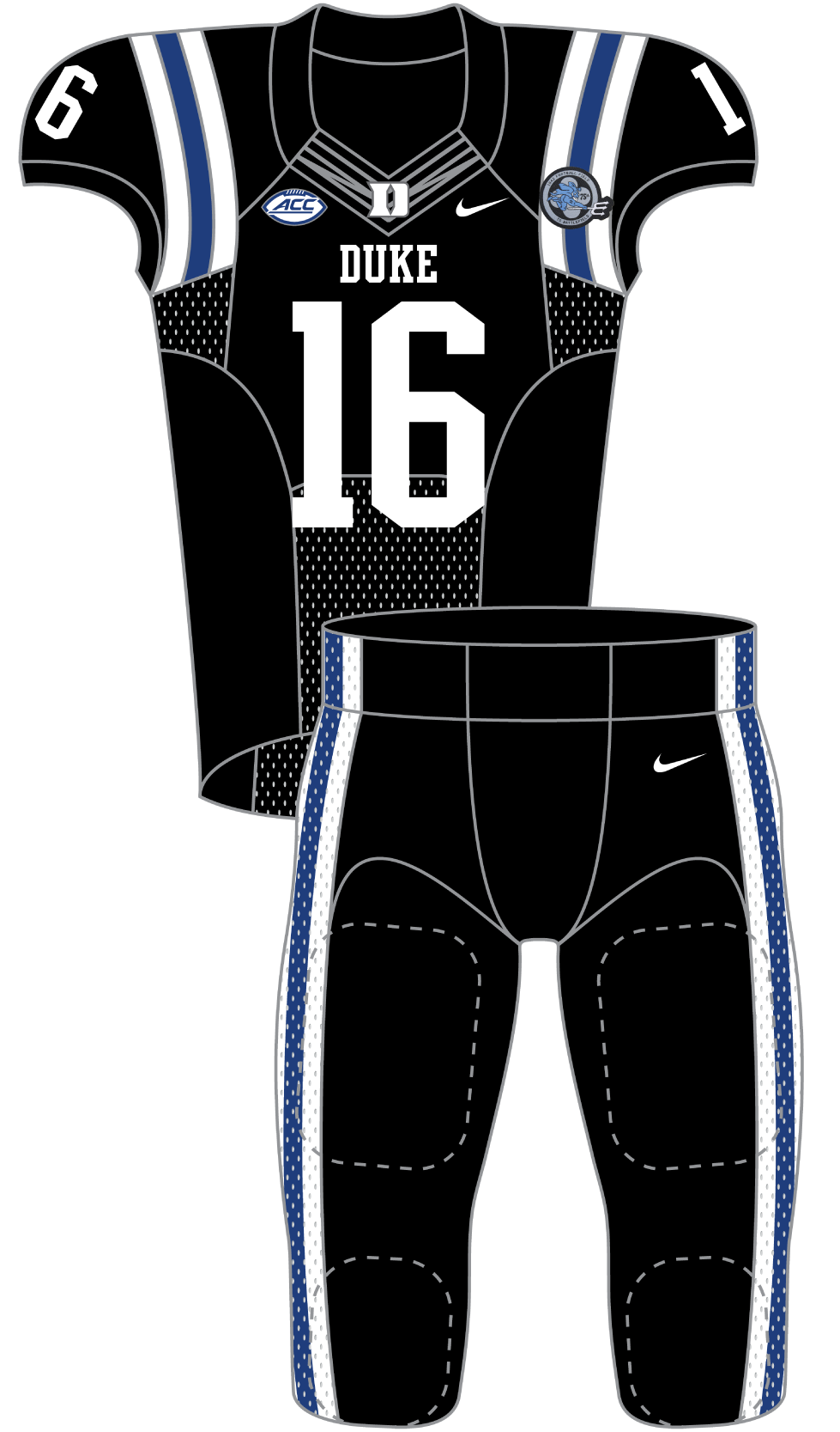 Duke 2016 Black Uniform