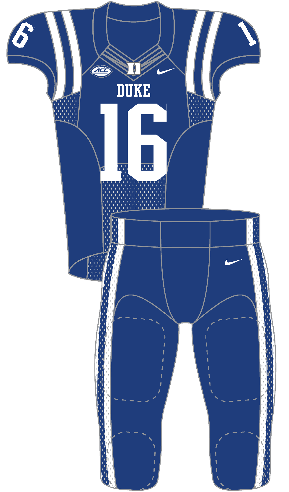 Duke 2016 Blue Uniform