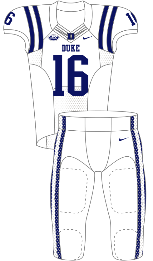 Duke 2016 White Uniform