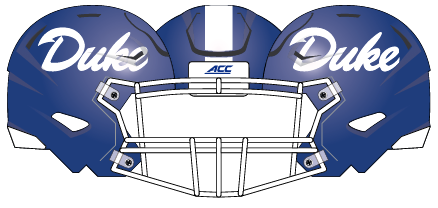 Duke 2017 Blue Script Helmet