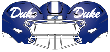 Duke 2017 Blue Script Helmet