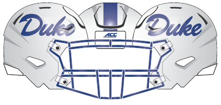Duke 2017 White Script Helmet
