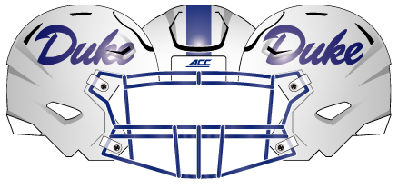 Duke 2017 White Script Helmet