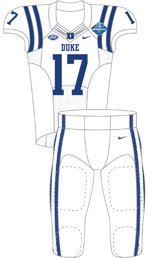Duke 2017 White Uniform