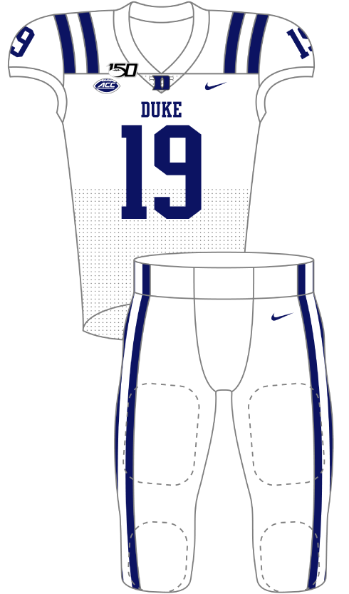 Duke 2019 White Uniform