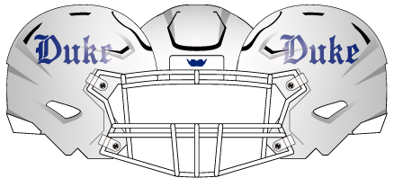 Duke 2023 White Gothic Helmet