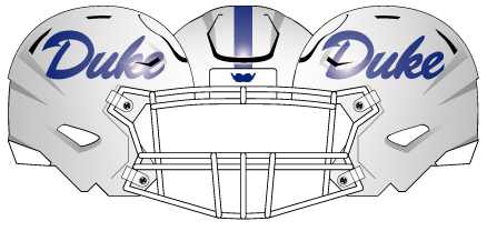 Duke 2024 White Script Helmet